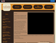 Tablet Screenshot of naiadeproductions.com